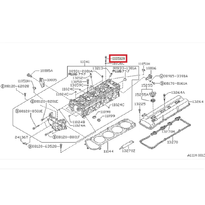 Pernos de culata KA24DE - OEM